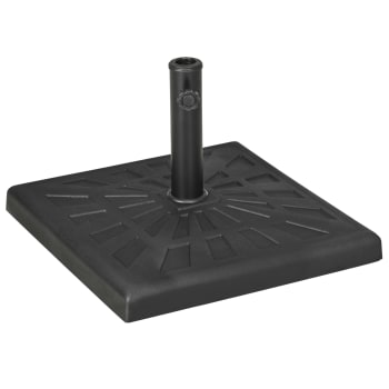 Base per ombrellone in metallo per esterni, supporto regolabile per ombrellone da patio, in acciaio, nero, base per ombrellone portatile con manici per spiaggia, prato Base per ombrellone in metallo per esterni, supporto regolabile per ombrellone da patio, in acciaio, nero, base per ombrellone portatile con manici per spiaggia, prato