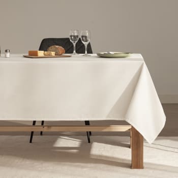 LILENO HOME Mantel Lavable [110 X 140 Cm] En Color Natural – Tejido De