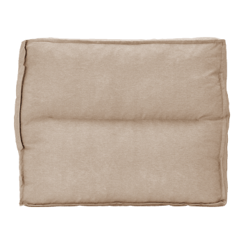 Heva outdoor - Dossier coussin palette en Polyester Sable 60 x 50 cm