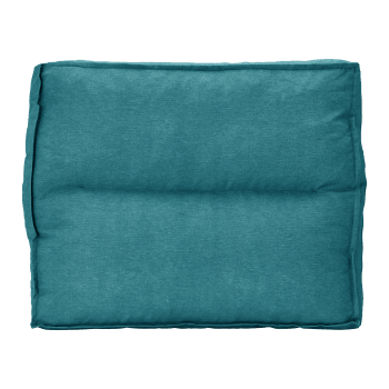 Heva outdoor - Dossier coussin palette en Polyester Bleu Canard 60 x 50 cm