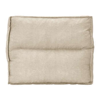 Heva outdoor - Dossier coussin palette en Polyester Ecru 60 x 50 cm