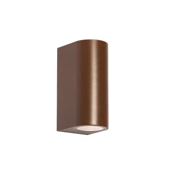 HOOSIC APPLIQUE CILINDRICA DA PARETE PER ESTERNI IP44 RUGGINE O ANTRACITE ATTACCO E27 MODERNA TRIO LIGHTING - Shop Online