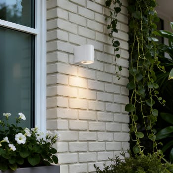 DC - Applique da esterno in alluminio per lampadina 1XE27 luce frontale