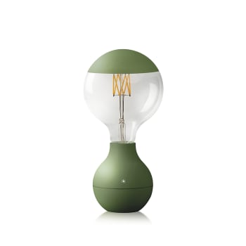Ballerina - Lampada portatile con batterie ricaricabili verde