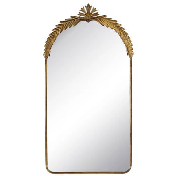 Miroir classique en métal doré 62x3.5x119cm