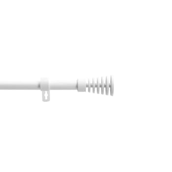 Sablis - Kit tringle extensible en métal 120 à 210 cm blanc