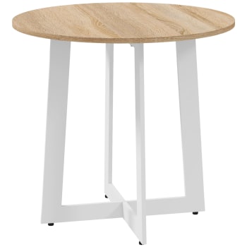 Mesa de comedor color madera 80 x 80 x 75 cm