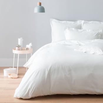 Stockholm - Parure de lit    coton  blanc 140 x 200 cm