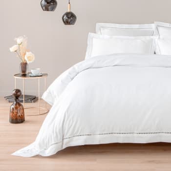 Venise - Parure de lit    coton  blanc 260 x 240 cm