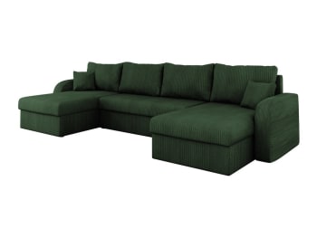 Comfivo 233 - Sofá rinconero verde 140x80x304cm