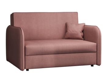 Columbus 124 - Sofá-cama rosa 98x85x127cm