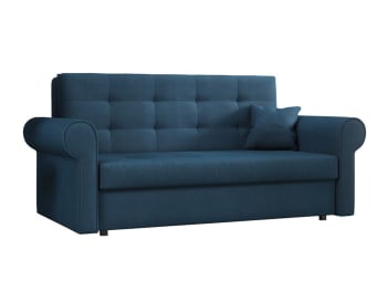 Columbus 129 - Sofá-cama azul 98x85x168cm