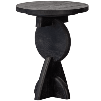 Woood - Table d'appoint en manguier noir