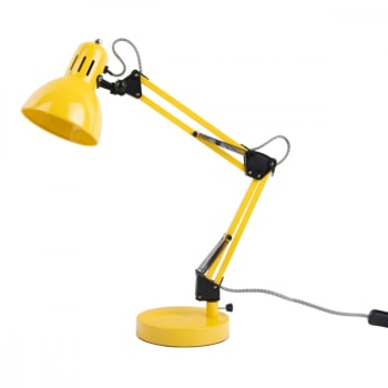 Funky hobby - Lampe de table métal jaune H52cm