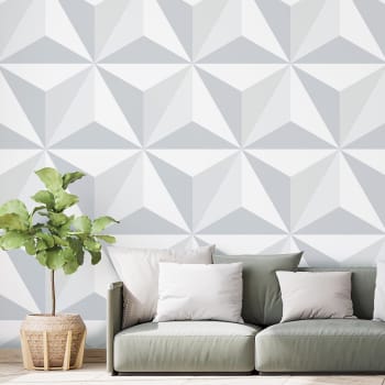 Papel Pintado Autoadhesivo Vinílico Geométrico Estrellas | Leroy Merlin