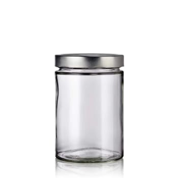 Lot 4 Bouteilles En Verre 1000ml Avec Bouchons Blancs - Conservation Aliments Et Boissons