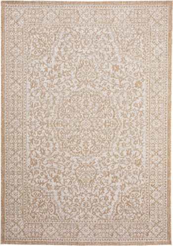 Alfombra Para Interior Exterior Beige X Dehors Maisons Du Monde