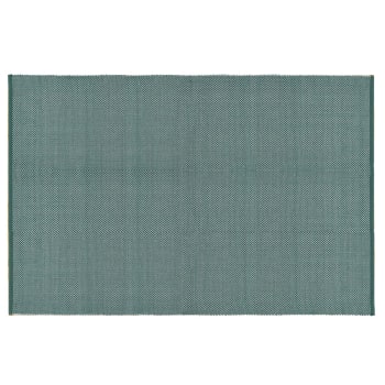 Mazovia Teppich Türkis 200x300cm - OEKO-TEX® Kurzflor Für Innen & Außen, Wasserdicht & Pflegeleicht
