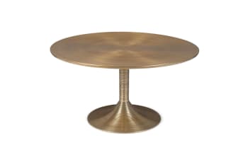 Hypnotising - Tavolino in alluminio dorato