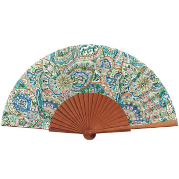 Ventaglio Da Mano Colorato - Legno E Tessuto, Ideale Per Estate E Regali - Foto 9