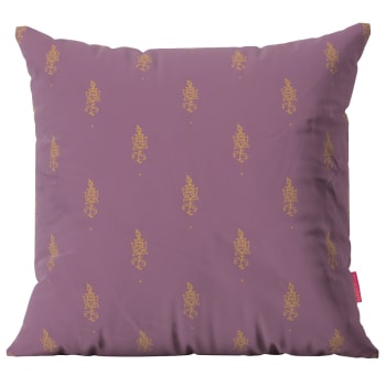 Jaïpur - Funda de cojín exterior estampado gráfico violeta 45x45