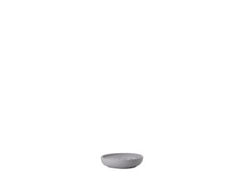 Nova one - Porte-savon en porcelaine gris