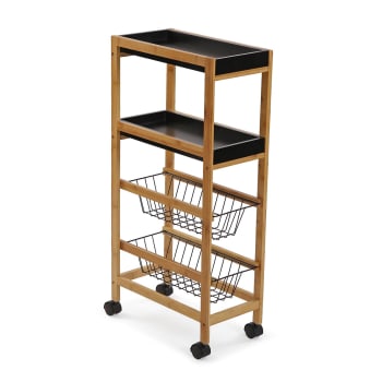 CARRELLO DA CUCINA Con 3 Ripiani Carrello Da Bagno Carrello - 11