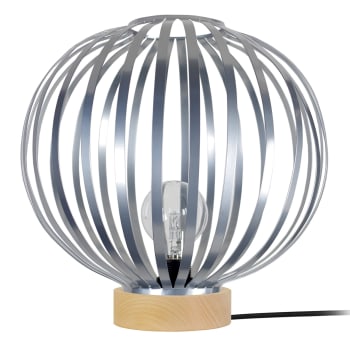 Lam.davos - Lampe a poser métal  aluminium 36  cm