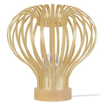 Lam.lugano - Lampe a poser métal  doré 34  cm