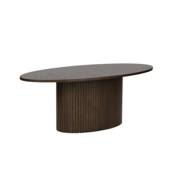 Byana - Table basse en bois ovale
