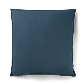 Taie d'oreiller 100% Coton Bleu marine 50x75 cm (x2) Basic | Maisons du Monde