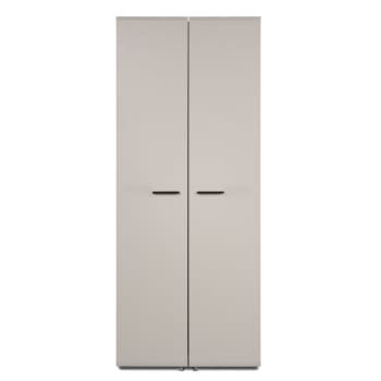 Lugo 02a - Armoire à chaussures 15 compartiments - L74 cm - Beige