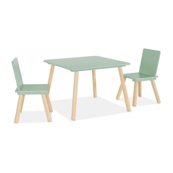 Set mobili da giardino con tavolo sedie pieghevoli e ombrellone per