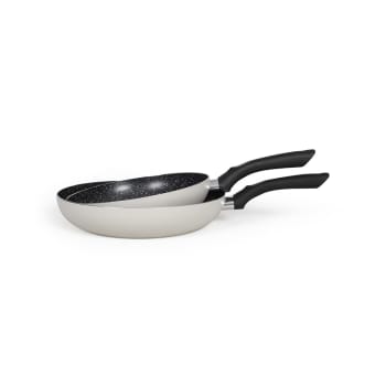 Set De 3 Poêles Antiadhésives Colorama Safran - 20, 24 Et 28 Cm, Aluminium, Tous Feux Dont Induction