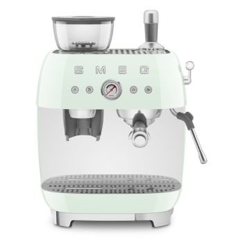 Années 50 - Machine à expresso combiné broyeur vert d'eau Smeg