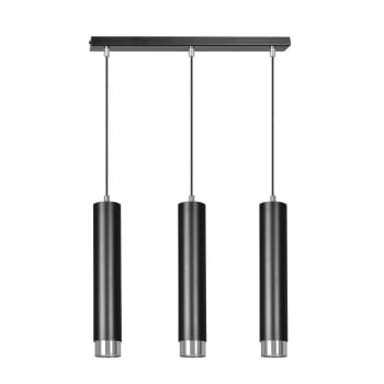 Lampada A Sospensione Marismo 6 Luci Vintage Nera Con Cavi Regolabili E Paralumi In Rete 130 Cm 86233476 - Foto 7