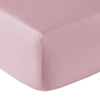 Drap Housse 160x200 Cm En Gaze De Coton - Angelia Caramel | Pour Matelas Jusqu'à 30 Cm