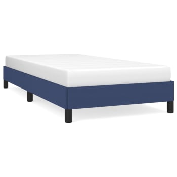 Struttura Letto per adulto in Tessuto Blu 80x200 cm