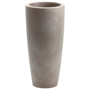 Vaso Per Piante E Fiori Aurora In Ceramica Grigio Chiaro H 14 Cm 14 Cm 82124121