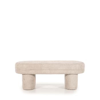 Pouf HOMCOM Repose-pied Tabouret Bas En Tissu De Lin Capacité De Charge 110 Kg 40 X 30 X 24 Cm Bleu Foncé - Maison