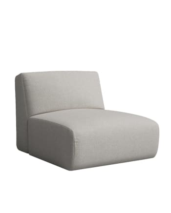 Enzo - Sillón gris 93 x 102 cm