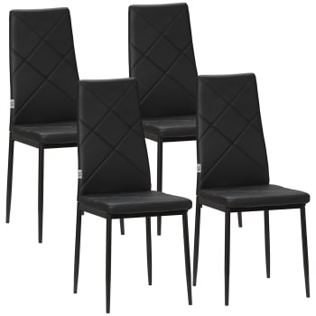 HOMCOM Set Di 2 Sedie Da Sala Da Pranzo Con Schienale Effetto Rattan Telaio In Legno Di Gomma Legno~20cptjjrpro00