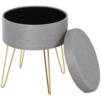 Tavolini Da Salotto Mod. Twins - Top Bianco MDF E Piedi In Legno, Set Di 2 Misure Diverse