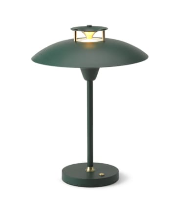 Stepp - Lampe rechargeable en métal H:30cm Couleur - Vert