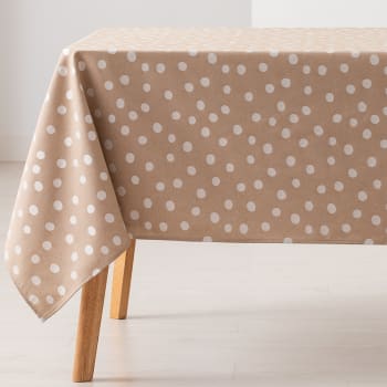 Martina Home Tovaglia In Tela Cerata Duero 180x140 Cm Marrone - Impermeabile E Antimacchia