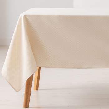 Mantel Navidad Algodón Jacquard Rojo 140x350 Cm Holly | Maisons Du Monde