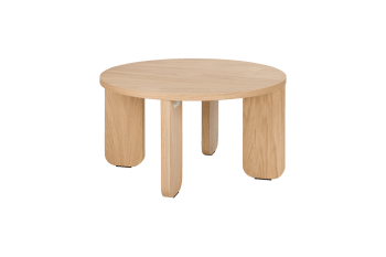 Kuvu - Table gigogne en placage de chêne, petite, marron