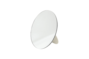 Tako - Miroir de table basse en acier, beige