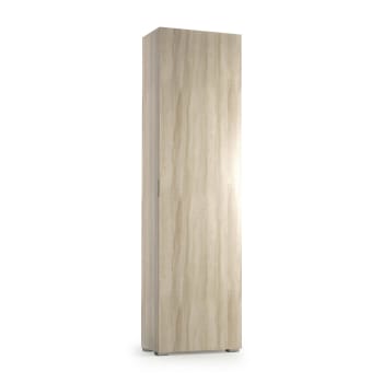 Ddarbo - Armadio multiuso 1 anta effetto legno rovere 50x30 cm