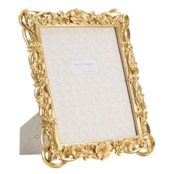 Cornice Leopard Kare Design – Oro, Motivo Leopardo 3D, Per Foto 10x15 Cm, Elegante E Selvaggia Per Pareti O Mobili